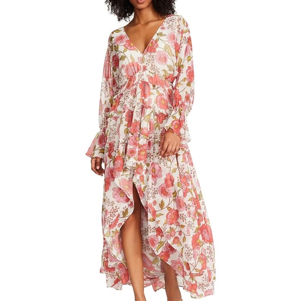 Steve Madden The Sol Dress Vintage Rose Hi-Lo Maxi NWT Size S